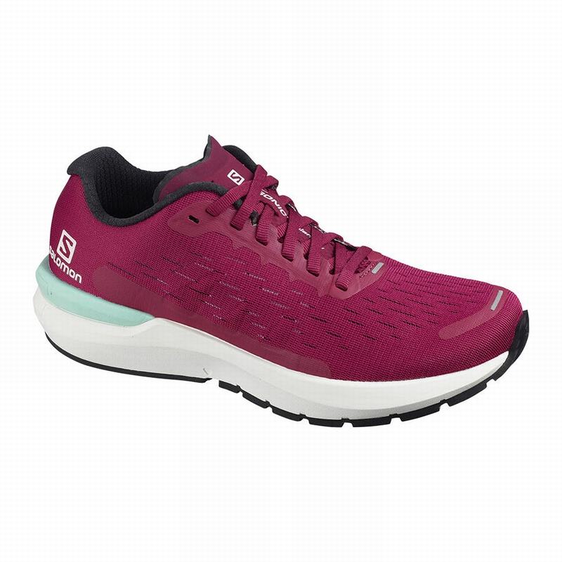 Zapatillas De Running Salomon Mujer Rojas / Blancas - Salomon Argentina SONIC 3 BALANCE W ,832167-MB